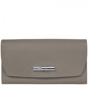 Longchamp Le Roseau Continental Wallet Turtledove | AK1364728