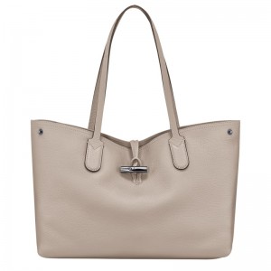 Longchamp Le Roseau Essential L Tote Bag Clay | BG5348296