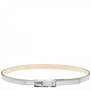 Longchamp Le Roseau Essential Ladies' Belt Plateadas | TD9406371