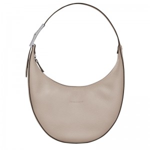 Longchamp Le Roseau Essential M Hobo Bag Clay | VO9423756