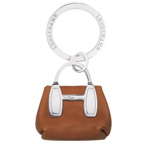 Longchamp Le Roseau Key Rings Cognac | WZ8941376