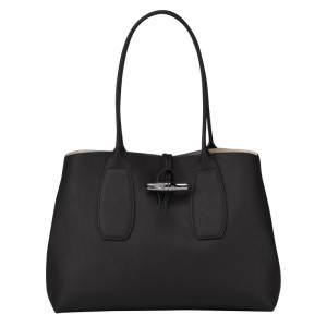 Longchamp Le Roseau L Tote Bag Negras | ZK8029475