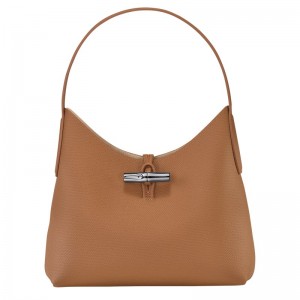 Longchamp Le Roseau M Hobo Bag Natural | DN4370581