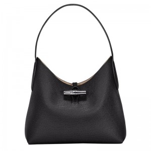 Longchamp Le Roseau M Hobo Bag Negras | DQ7351408