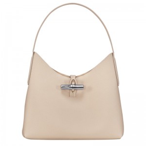 Longchamp Le Roseau M Hobo Bag Paper | NG8671259