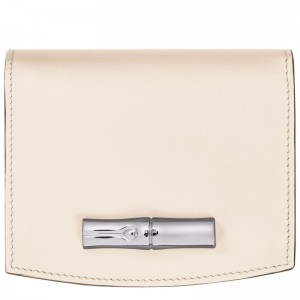 Longchamp Le Roseau Wallet Ecru | BZ7281059