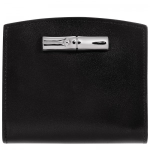 Longchamp Le Roseau Wallet Negras | JN7560194