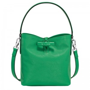 Longchamp Le Roseau Xs Bucket Bag Verde | TX9874326