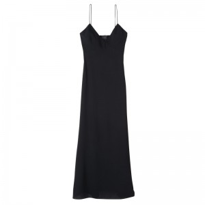 Longchamp Long Dress Negras | IR1083645