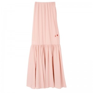 Longchamp Long Skirt Nude | IV1968320