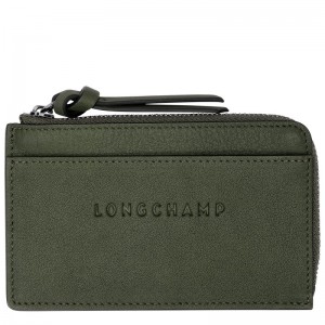 Longchamp Longchamp 3d Card Holder Kaki | FS1403628