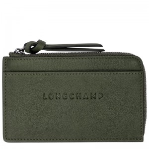 Longchamp Longchamp 3d Card Holder Kaki | LA5713460