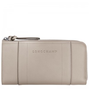 Longchamp Longchamp 3d Zip Around Wallet Clay | LQ3629458