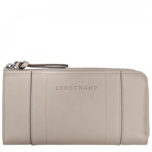 Longchamp Longchamp 3d Zip Around Wallet Clay | RL8291463