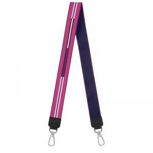 Longchamp Longchamp Rayures Shoulder Strap Violet | WT6895427