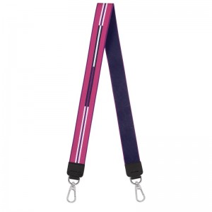 Longchamp Longchamp Rayures Shoulder Strap Violet | AJ5180427