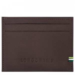 Longchamp Longchamp Sur Seine Card Holder Mocha | MT5608319