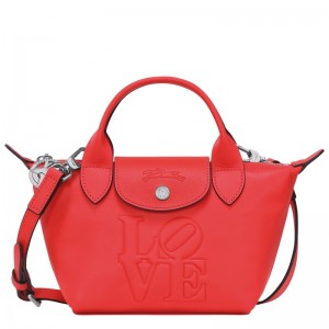 Longchamp Longchamp X Robert Indiana Xs Handbag Rojas | DE2689415