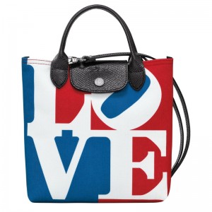 Longchamp Longchamp X Robert Indiana Xs Crossbody Bag Blancas | XF9560138