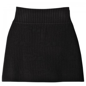 Longchamp Skirt Negras | VL5410832