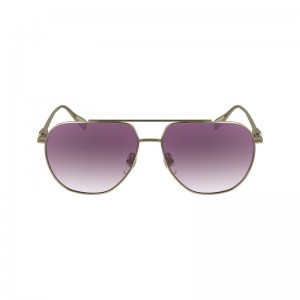 Longchamp Sunglasses Doradas Rosas | VD2140579