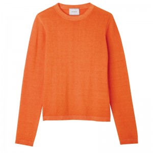 Longchamp Sweater Naranjas | EG8542063