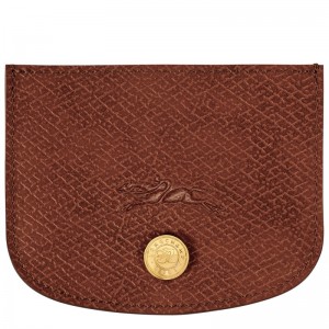 Longchamp Épure Card Holder Marrones | FK5481039