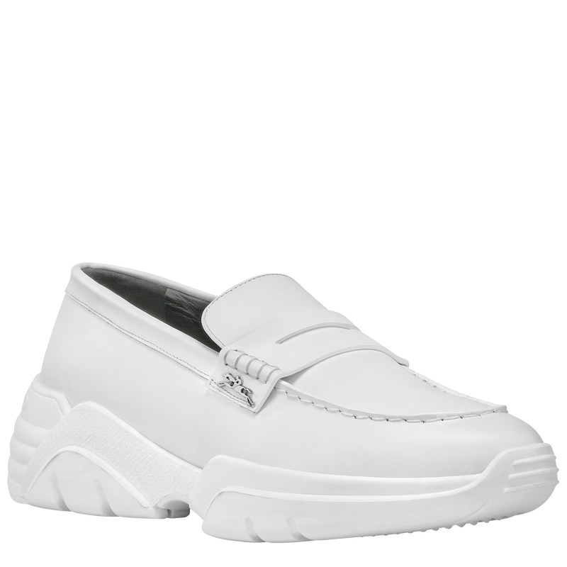 Longchamp Au Sultan Loafer Blancas | RV5748603