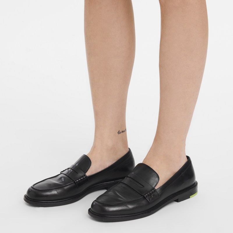 Longchamp Au Sultan Loafer Negras | GP7039862