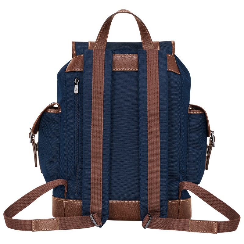 Longchamp Boxford Backpack Azules | RL0356914