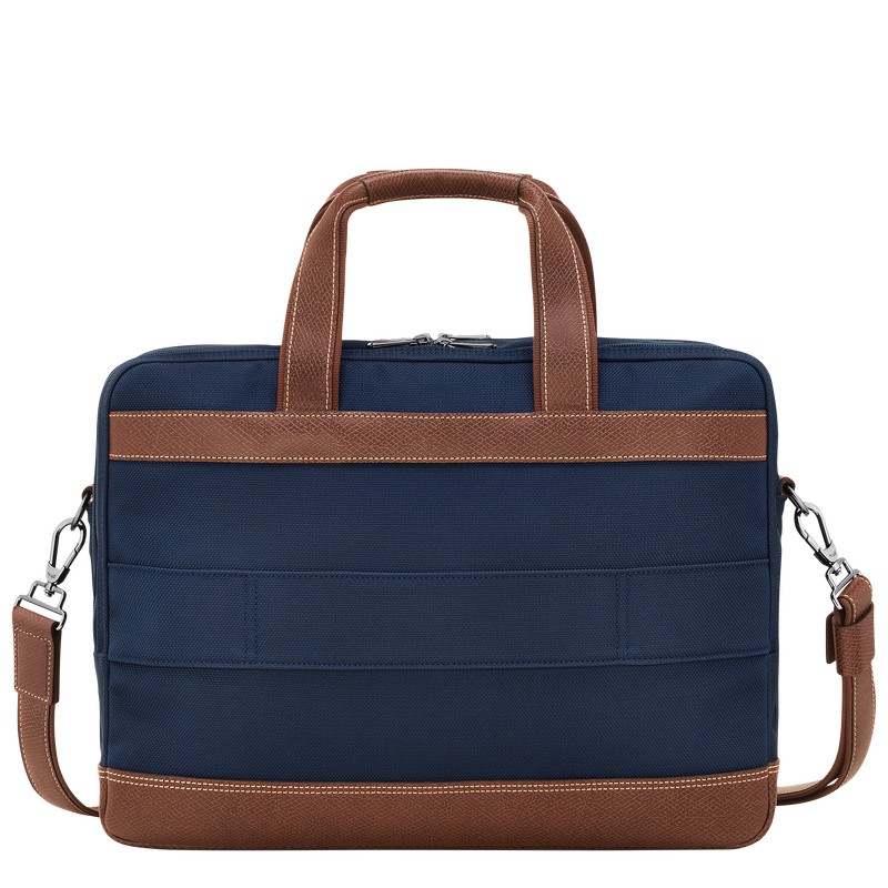 Longchamp Boxford L Briefcase Azules | YP1657489