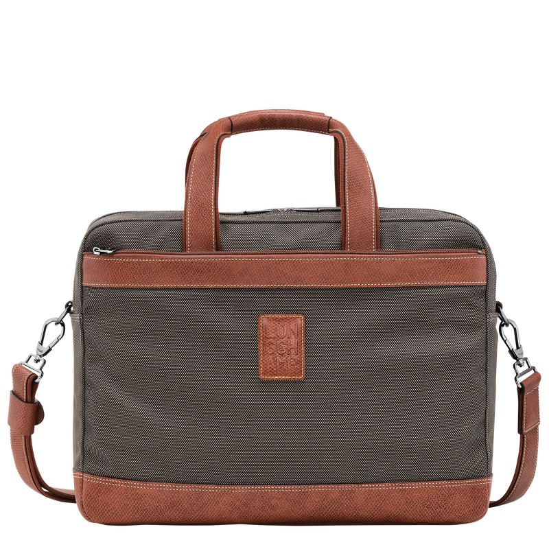 Longchamp Boxford L Briefcase Marrones | LU1349826