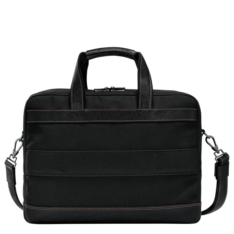 Longchamp Boxford L Briefcase Negras | ER0795836