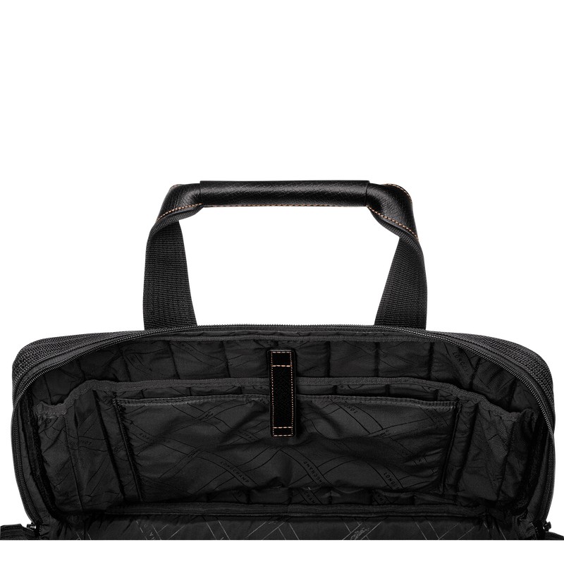 Longchamp Boxford L Briefcase Negras | ER0795836