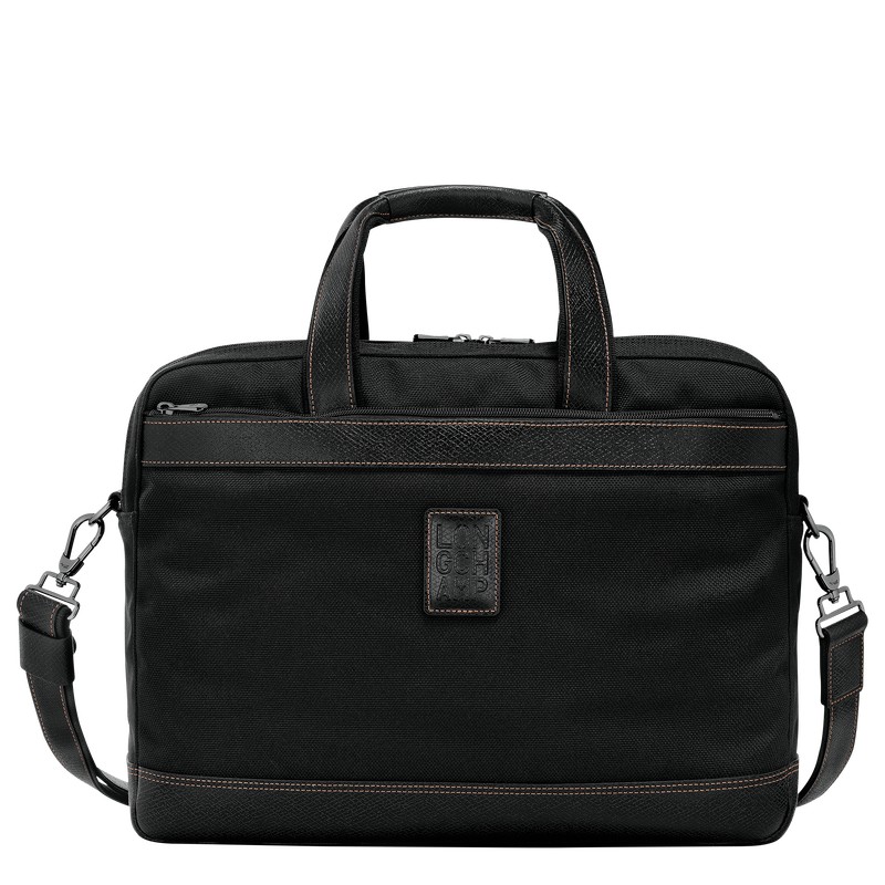 Longchamp Boxford L Briefcase Negras | ER0795836