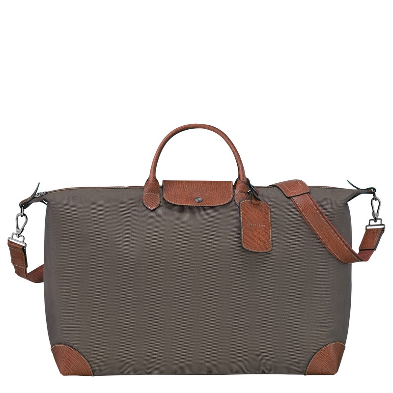 Longchamp Boxford M Travel Bag Marrones | ZV7532019