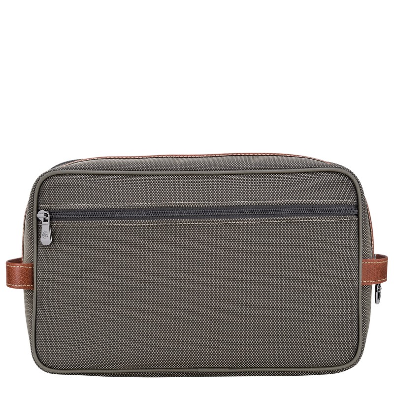 Longchamp Boxford Toiletry Case Marrones | ME2597043