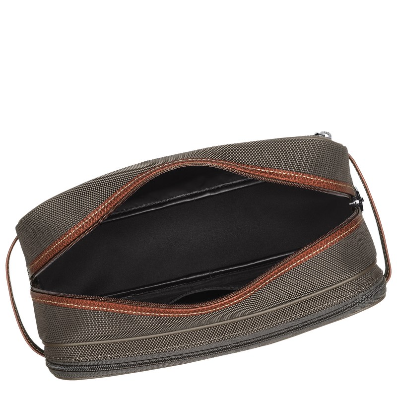 Longchamp Boxford Toiletry Case Marrones | XK9862031