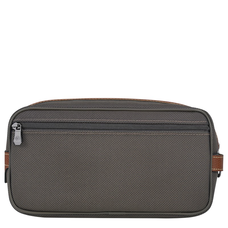 Longchamp Boxford Toiletry Case Marrones | IE0541298