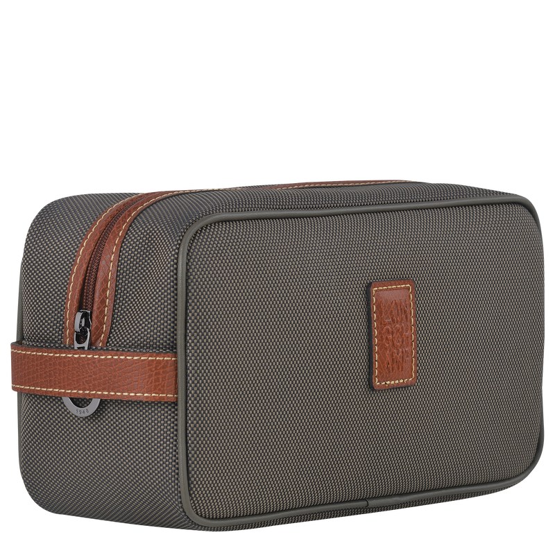 Longchamp Boxford Toiletry Case Marrones | ML4203579