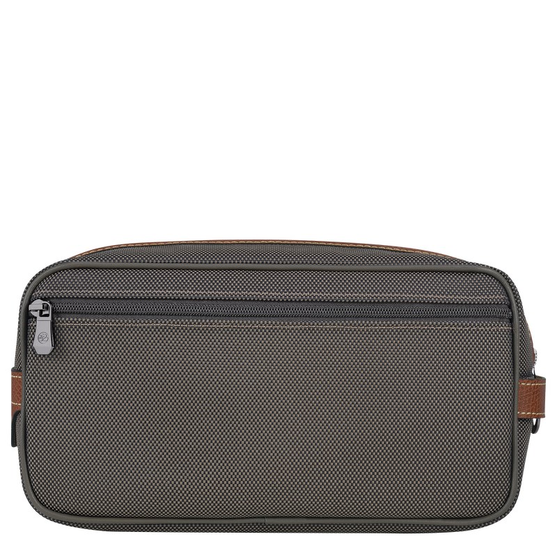 Longchamp Boxford Toiletry Case Marrones | ML4203579