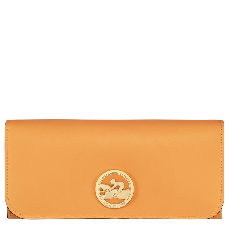 Longchamp Box-trot Continental Wallet Albaricoque | UD7056943