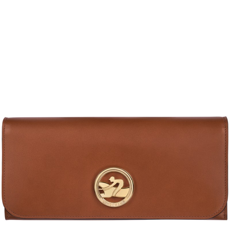 Longchamp Box-trot Continental Wallet Cognac | AG8506932