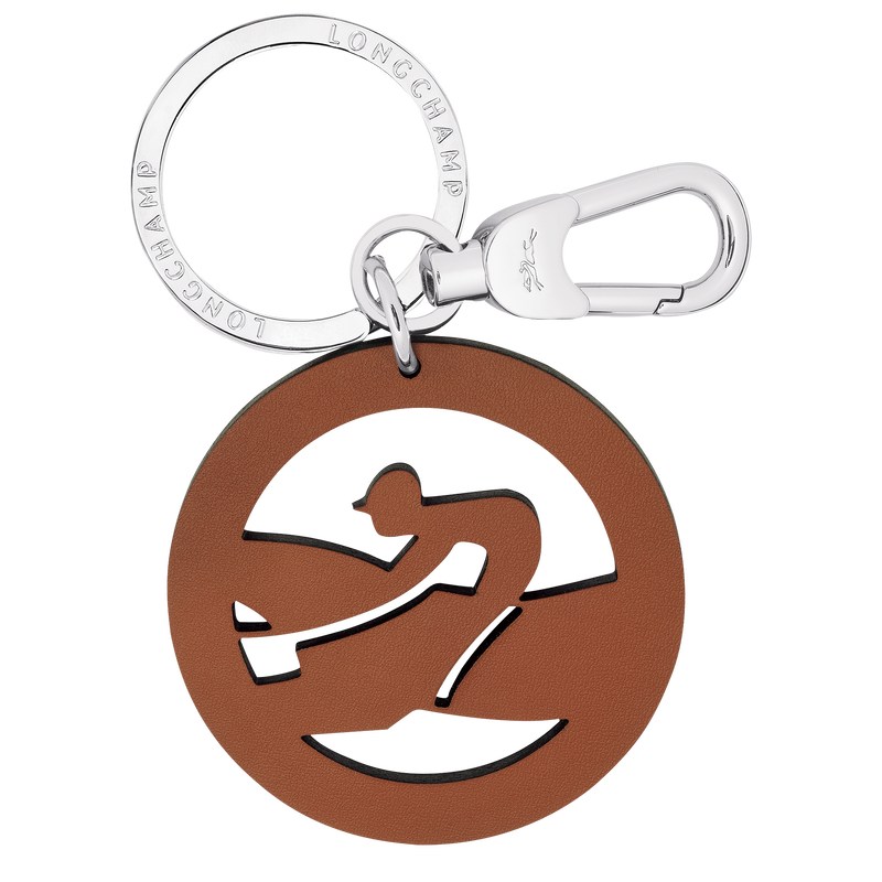 Longchamp Box-trot Key Rings Cognac | TK8734196