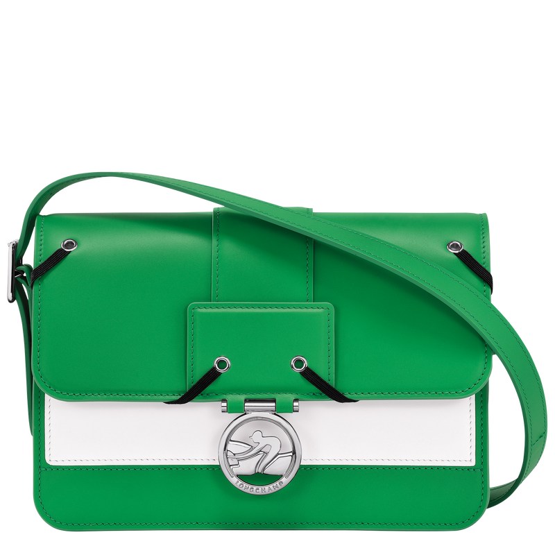 Longchamp Box-trot M Crossbody Bag Lawn | AC3154690