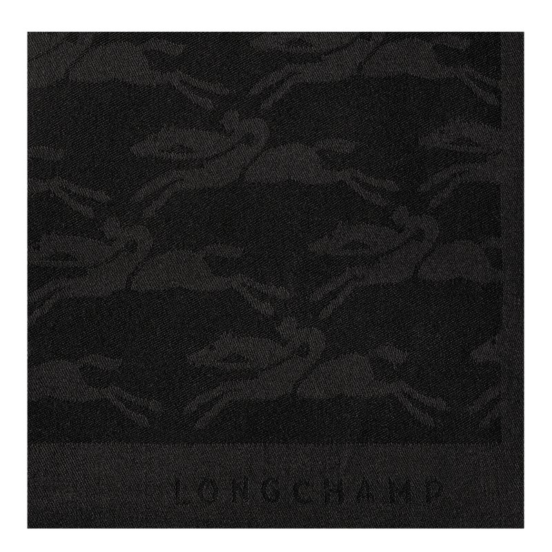 Longchamp Chevaux Jacquard Stole Negras | FX7350169