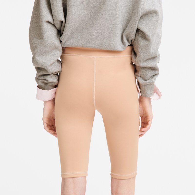 Longchamp Cycling Short Pants Nude | TB5931620