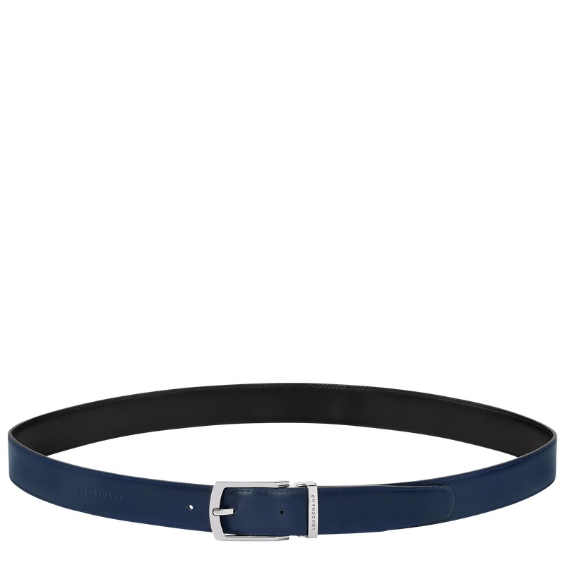 Longchamp Delta Box Belt Negras Azul Marino | EA4059268