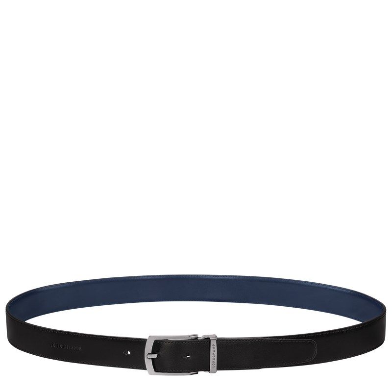 Longchamp Delta Box Belt Negras Azul Marino | BO0347985