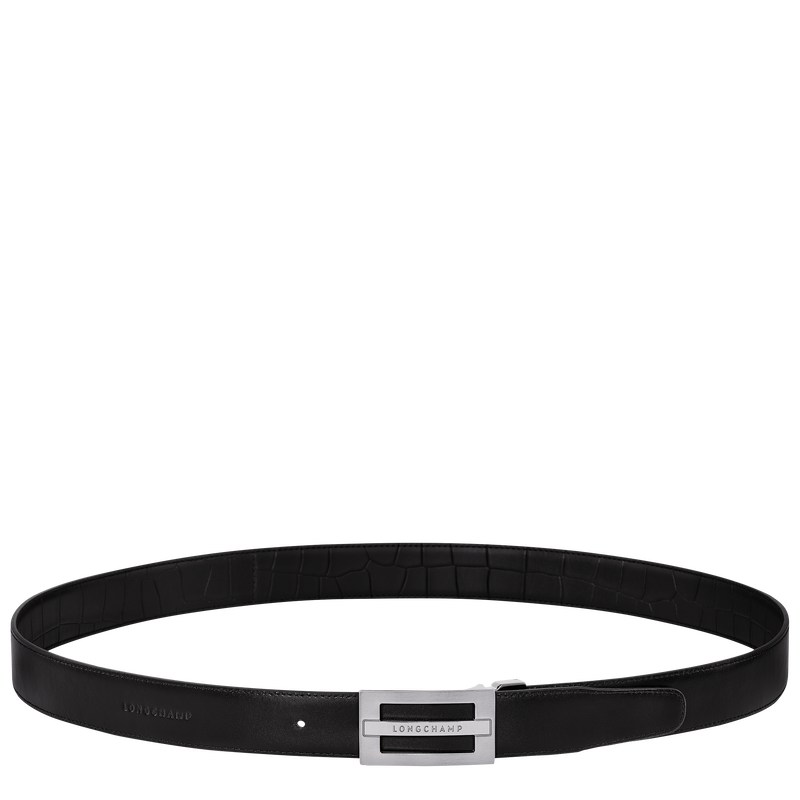 Longchamp Delta Box Belt Negras | AG2169038